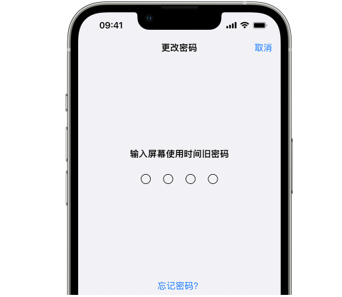 玄武iPhone屏幕维修分享iPhone屏幕使用时间密码忘记了怎么办 