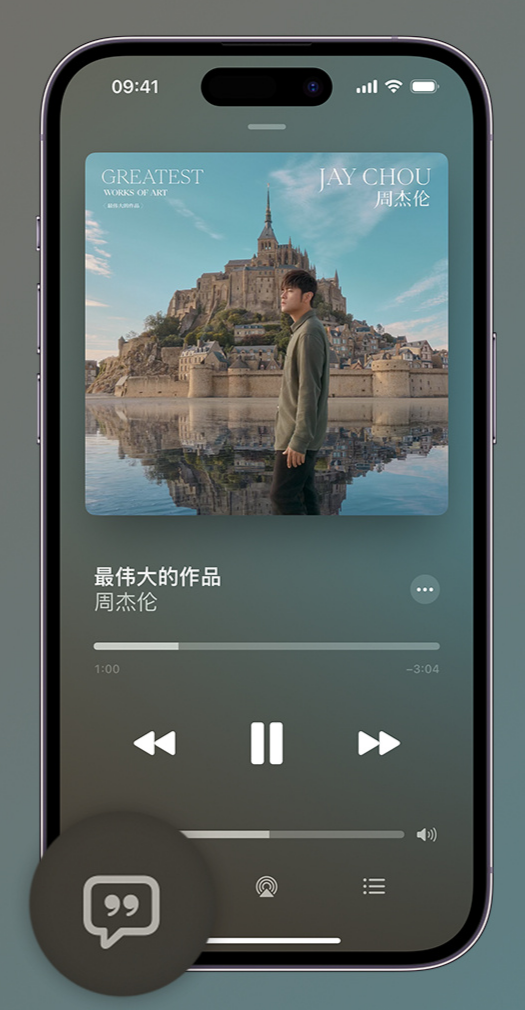 玄武iphone维修分享如何在iPhone上使用Apple Music全新唱歌功能 