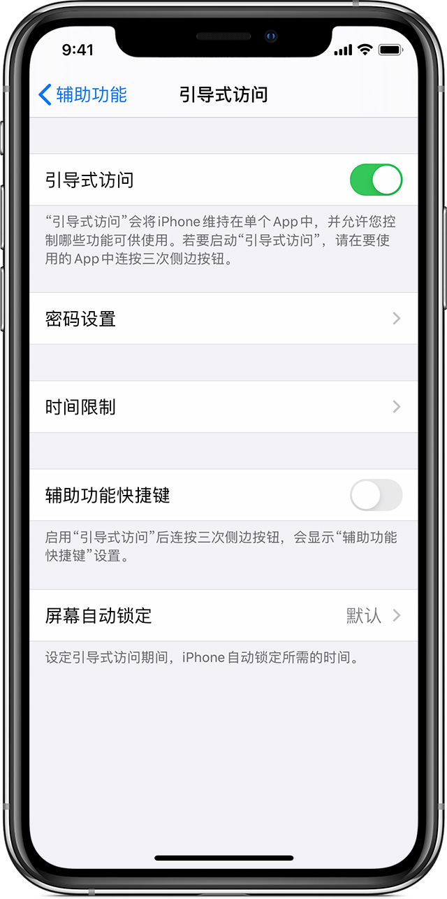 玄武苹果手机维修分享如何在 iPhone 上退出引导式访问 