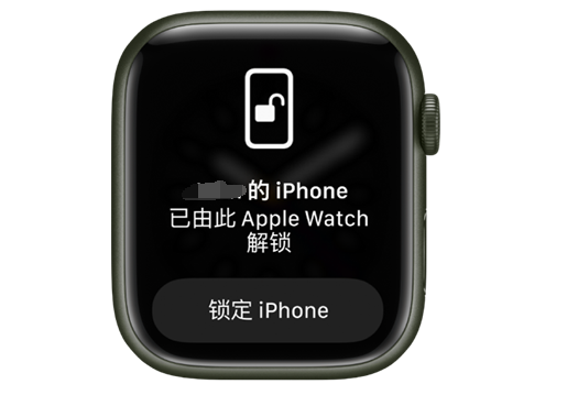 玄武苹果手机维修分享用 AppleWatch 解锁配备面容 ID 的 iPhone方法 