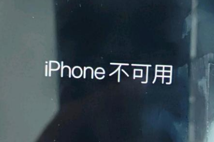 玄武苹果服务网点分享锁屏界面显示“iPhone 不可用”如何解决 